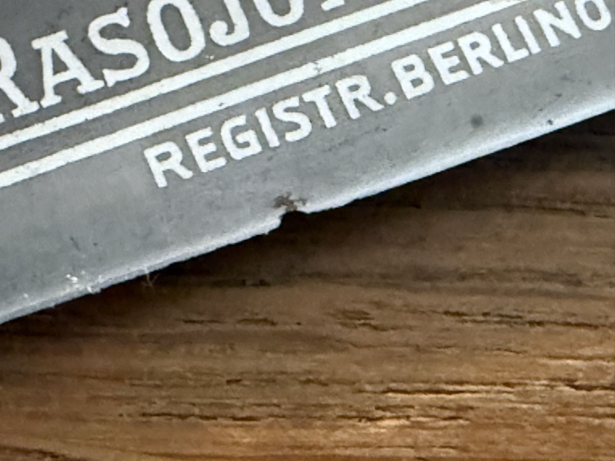 Rasoi & Lamette da barba: R. Schmidt Rasiermesser, Solingen, Germany, Klappmesser – Usato da Goldach venduto da Messerguru 2