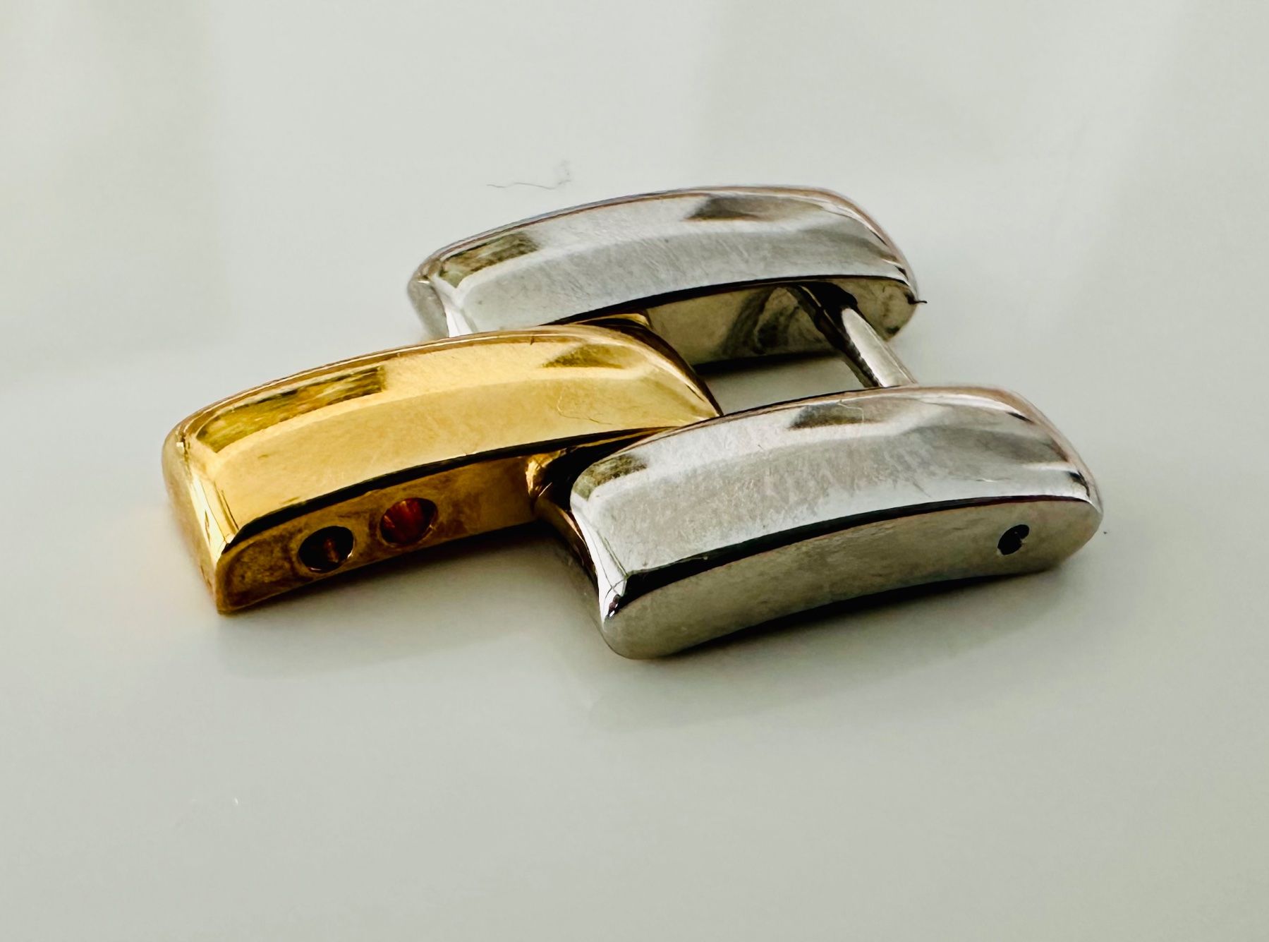 Baume & Mercier Orologi: BAUME & MERCIER LINEA  - MAILLON BICOLORE 14 mm – Nuovo (secondo la descrizione) da Conthey venduto da advisia 1