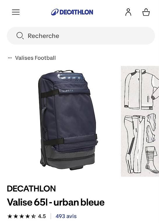 Reisekoffer: Valise sac à dos trolley – Gebraucht aus Belmont-Yverdon von Adison64