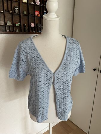 Gina Strickjacke hellblau Gr. L