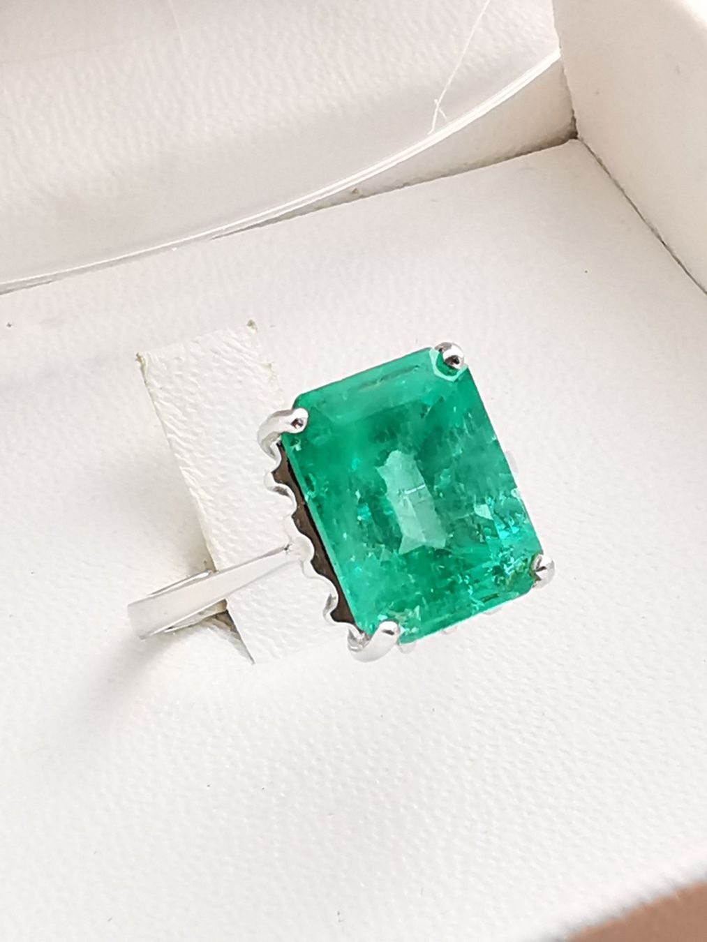 Ringe: Anello 18k Smeraldo Colombiano – Neu (gemäss Beschreibung) aus Brissago von Kri_2k8j 4