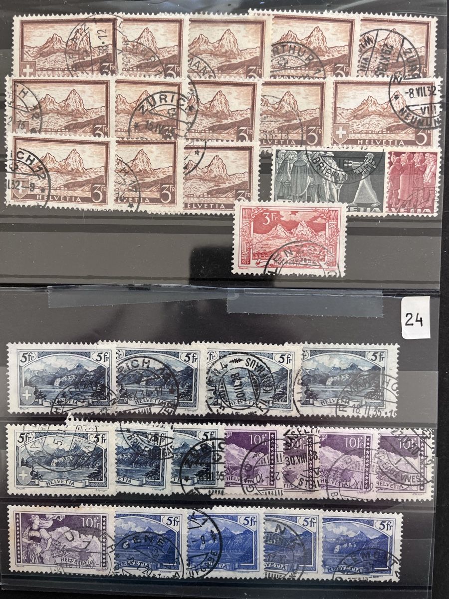 Tutti i francobolli: Lot Timbres Paysages CH – Usato da Sottens venduto da thigroux