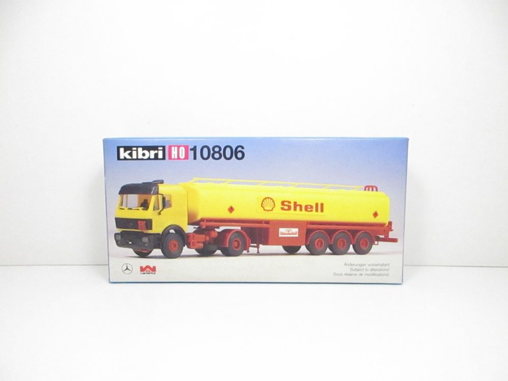 Kibri Modelleisenbahnen: Kibri H0 10806 Mercedes-Benz 1834 Tankzug SHELL – Neu und originalverpackt aus Olten von Heinrich875
