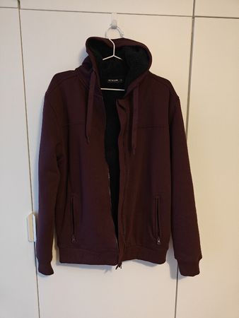 Warm Winter Hoodie with Fleece Lining Size S