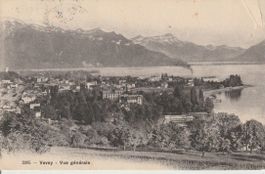 CH 123 Vevey, Vue générale, 1914