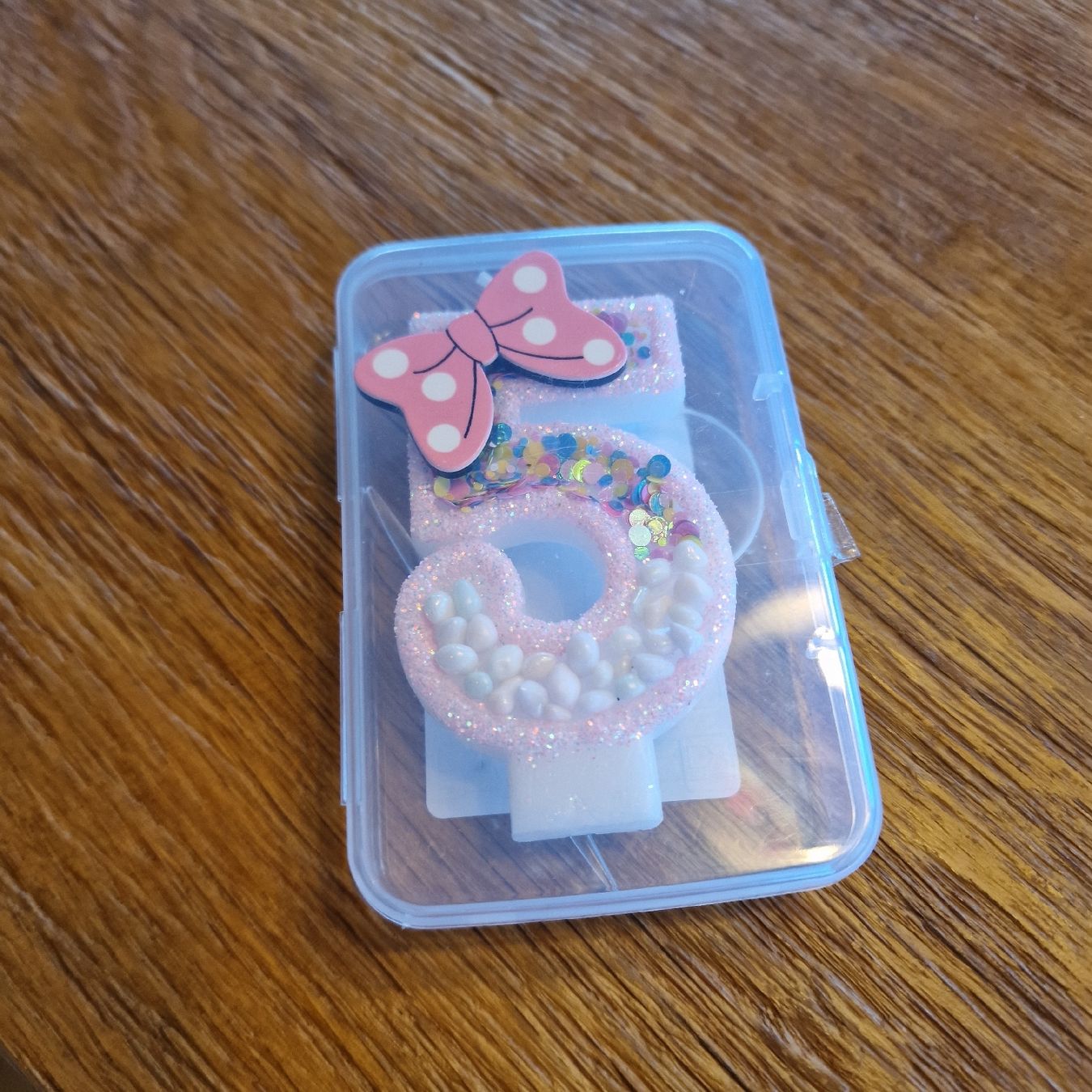 Candele: Zahlenkerze 5 Geburtstagskerze mit Box – Nuovo (secondo la descrizione) da Uetikon am See venduto da Walkingtothemoon 5