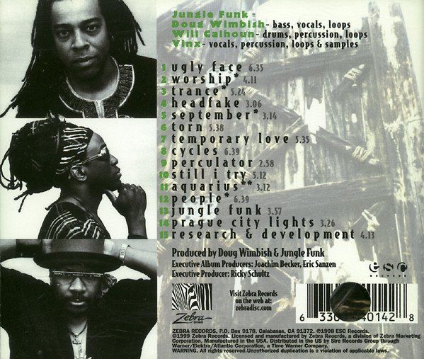 CD: Jungle Funk - Vinx, Will Calhoun, Doug Wimbish – Usato da Unterbäch venduto da eqlut 1