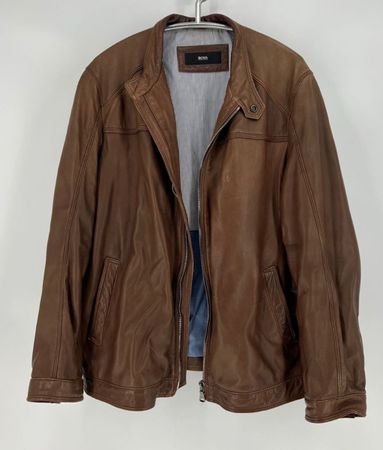 Leather jacket Hugo Boss (Gr 50)
