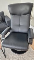 Schwarzer Relax Sessel – bequem und mechanisch verstellbar
