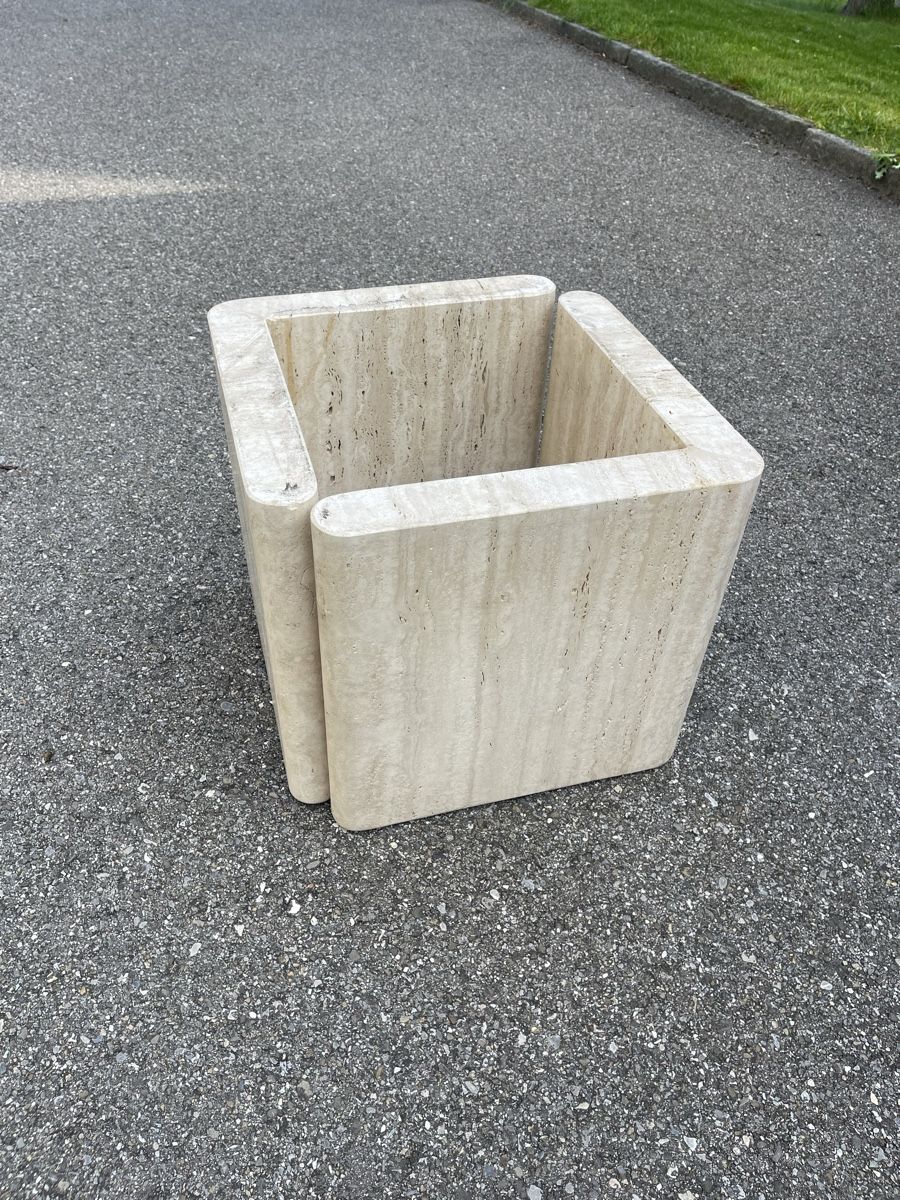 Tavoli: Travertin Couchtisch 100x100 cm – Usato da Grenchen venduto da Nur_2540 5