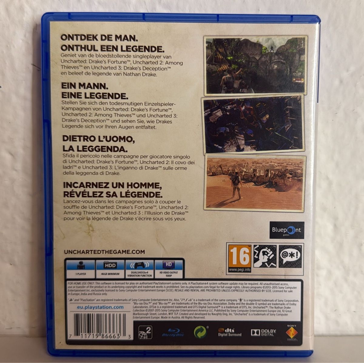 Sony Giochi: Uncharted: The Nathan Drake Collection PS4/PS5 Game – Usato da Ehrendingen venduto da bubulence 1