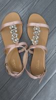 🆕️ Alesya Schmuck Sandalen - 39 - Rosé Satin Glamour