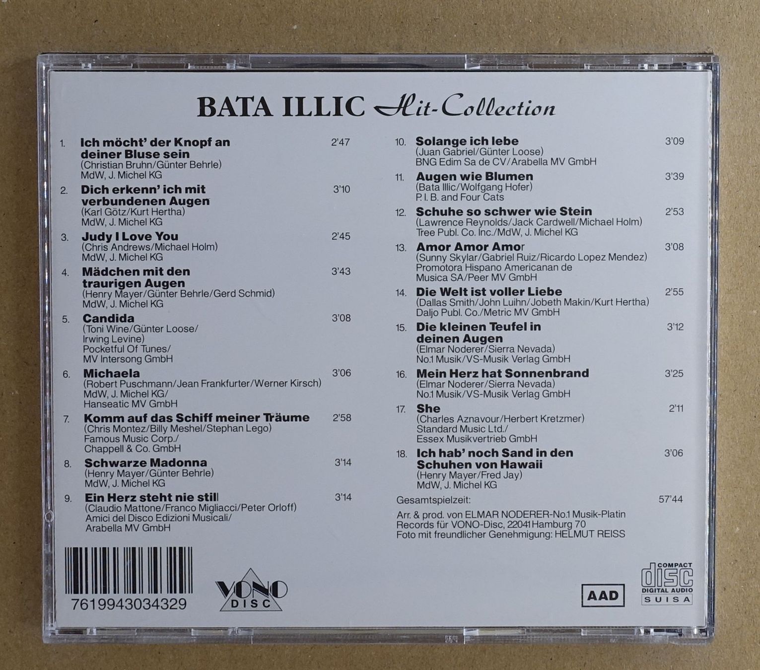 CD: Bata Illic – Hit-Collection - F31 – Usato da Sessa venduto da fraenklishop 1