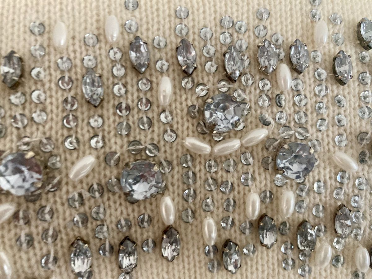 Maglioni & Felpe: 100% Kaschmir Rollkragenpullover  mit Strass-Besatz Gr.38/40 – Usato da Stetten AG venduto da Hanya 3
