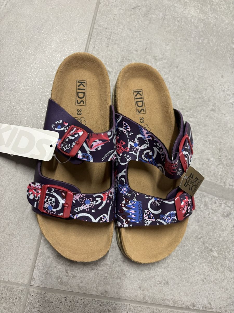 Scarpe per ragazze: Sandale cuir  pantoufle taille 33 neuf – Nuovo (secondo la descrizione) da Salvenach venduto da gwenwywar