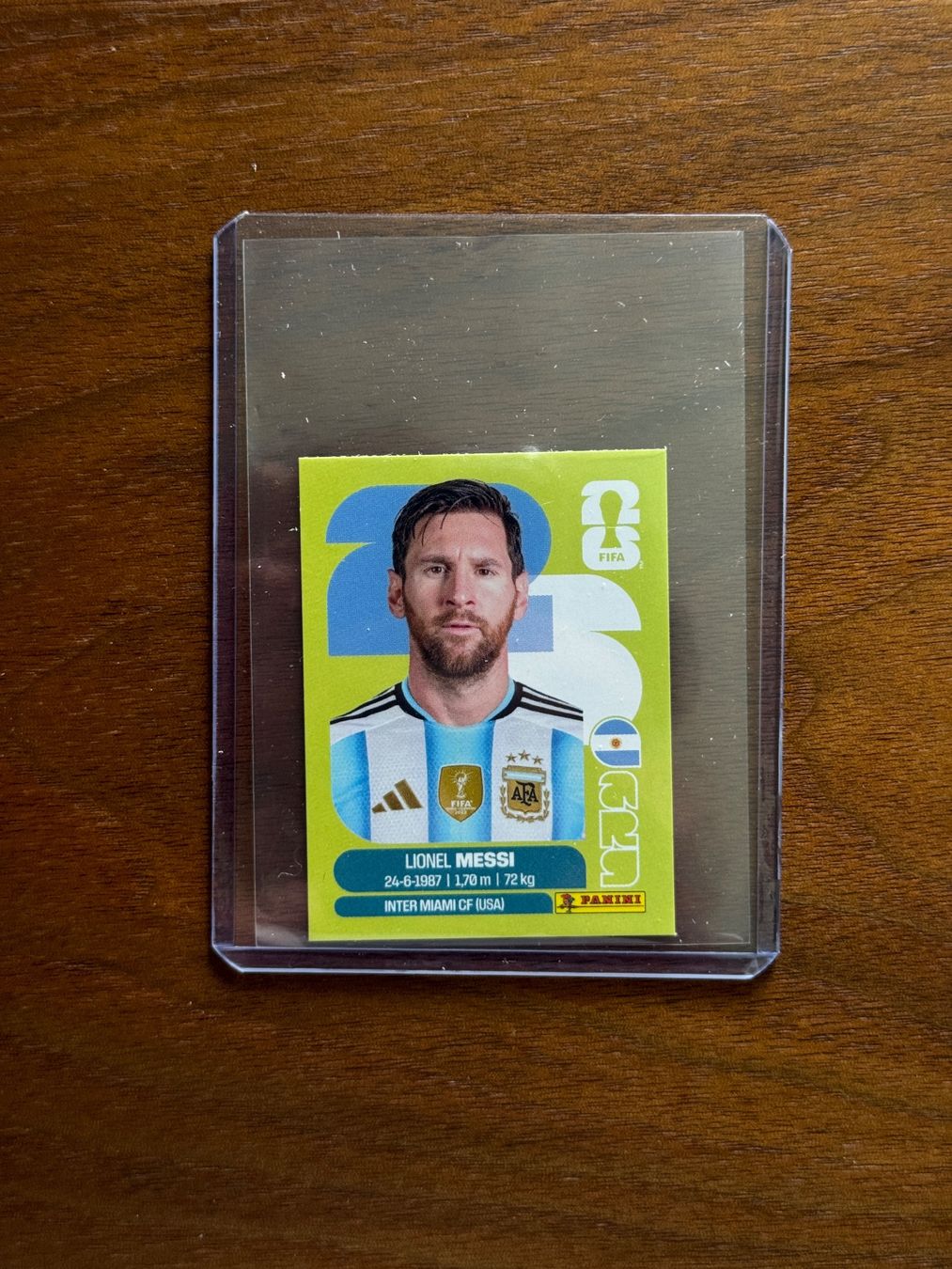Panini Carte collezionabili: LIONEL MESSI - ARG 17 - Panini WM 2026 – Nuovo e nell'imballaggio originale da Horw venduto da nad_c