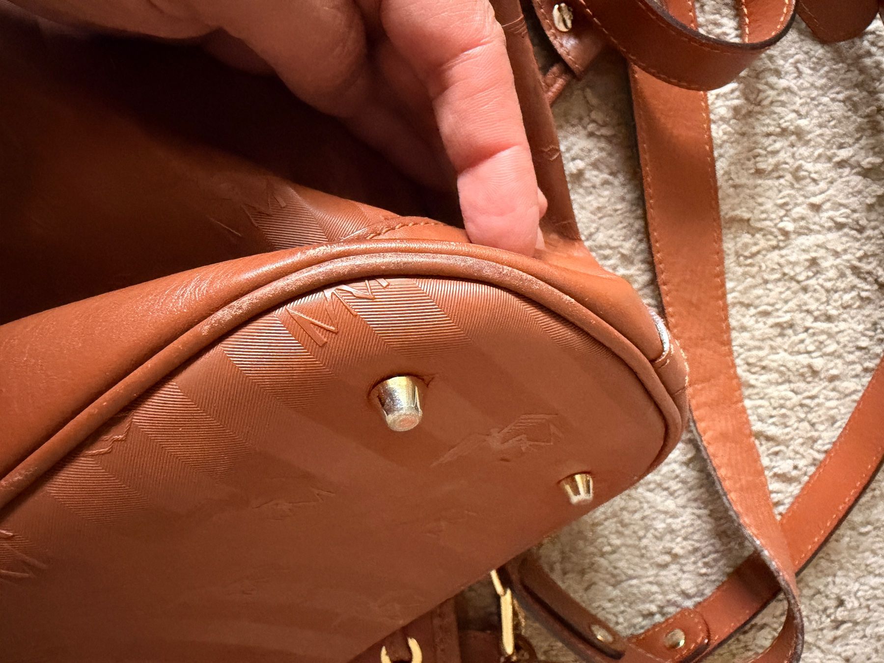 Borse da donna: Maison Mollerus Beuteltasche Leder cognac Farbe – Usato da Bern venduto da IlaCo 8