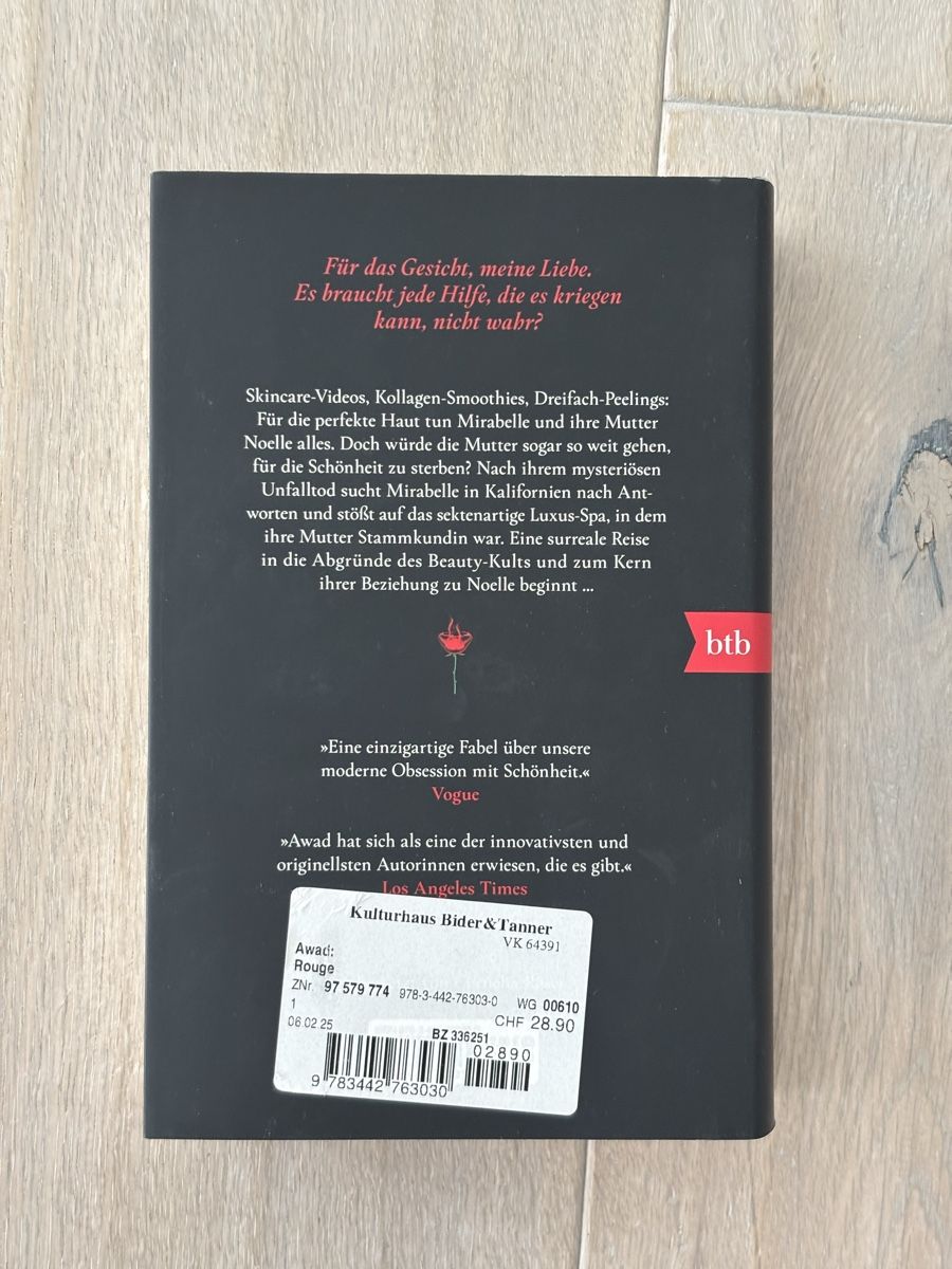 Livres: Mona Awad: "Rouge" Roman  – D'occasion à Fehraltorf par lea_9bt5 1