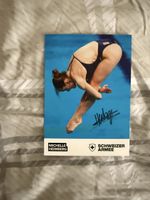 Autogrammkarte Michelle Heimbuerg mit Unterschrift