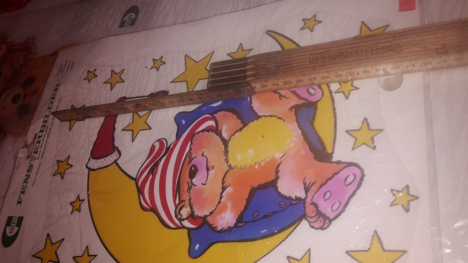 Alle Dekorationen: Fensterbild Bär im Mond K37 – Neu und originalverpackt aus Schwarzenburg von Flamingo07 1