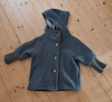 Wollwalk Mantel Grösse 74 - 92/98 "petit chochon"