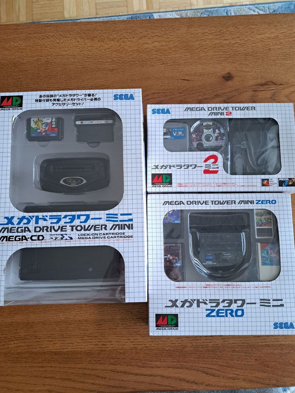 Sega Console: Sega Mega Drive Mini Tower, Mini Tower Zero und Mini Tower 2 – Nuovo e nell'imballaggio originale da Zürich venduto da Mr.Heli