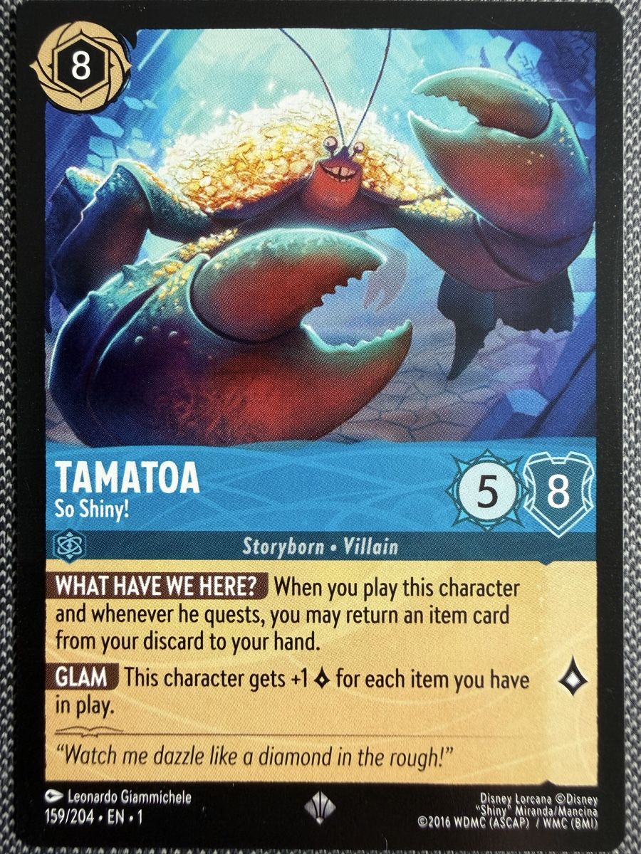 Disney Sammelbilder & Trading cards: Tamatoa - So Shiny! – Neu (gemäss Beschreibung) aus Allenwinden von nam_1988