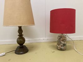 Zwei Vintage-Zimmerlampen