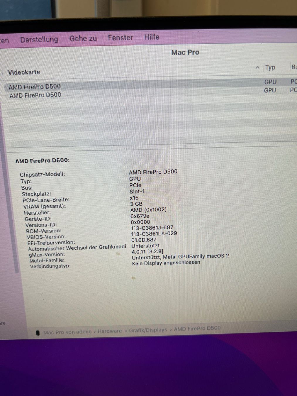 Apple PC: Mac Pro 2013, 3.5GHz 6-Core Xeon E5, 32 Ram, 256 SSD #27 – Usato da Dietikon venduto da speedkauf 4