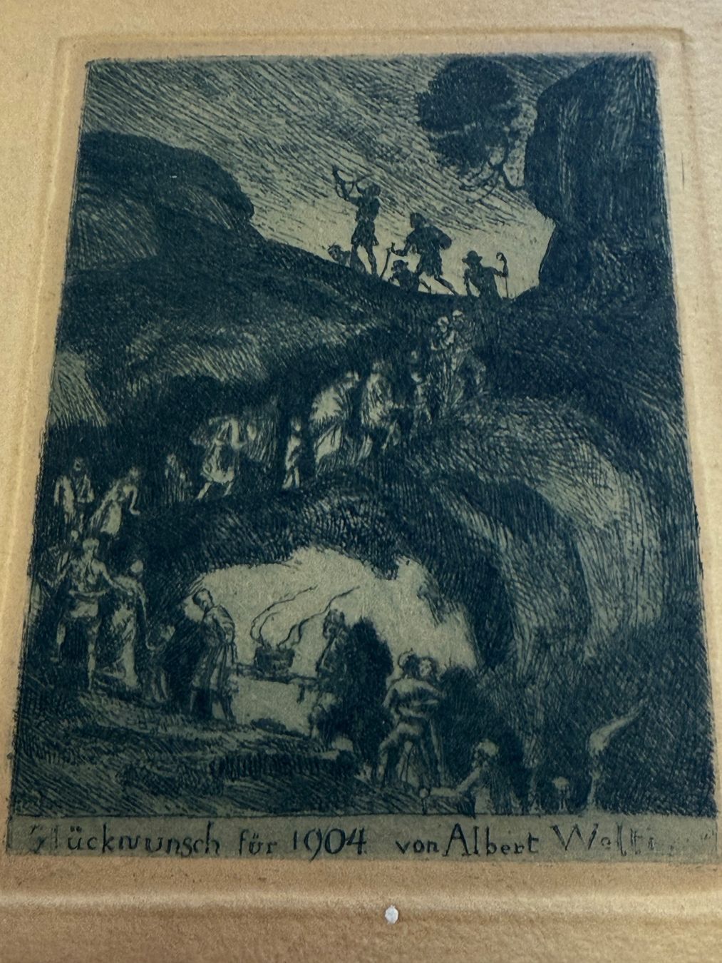 Grafica & Litografie: WELTI Albert 1862-1912 Radierung – Usato da Bern venduto da Jwpm66 1