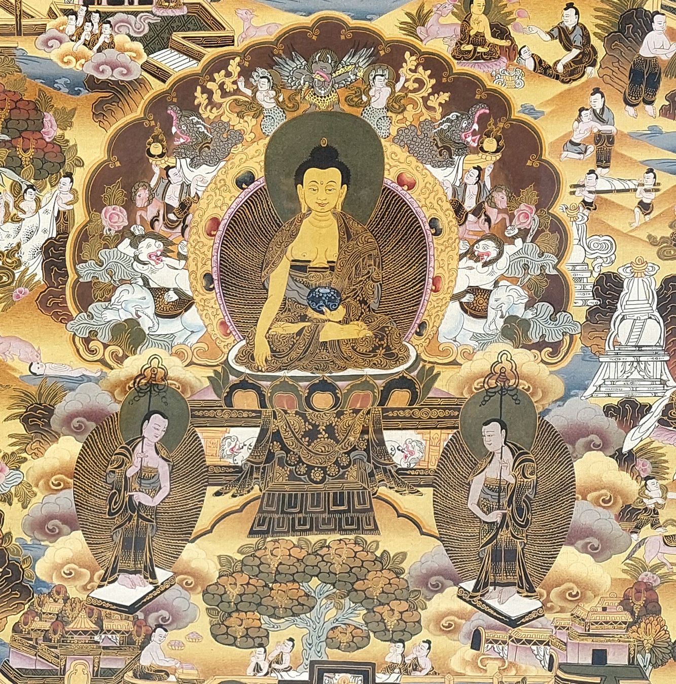 Gemälde: Peinture du Tibet – Gebraucht aus Montmelon von canelle-12 1