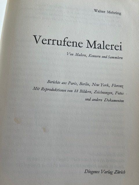 Libri: Verrufene  Malerei – Usato da Romanshorn venduto da Knut4 1