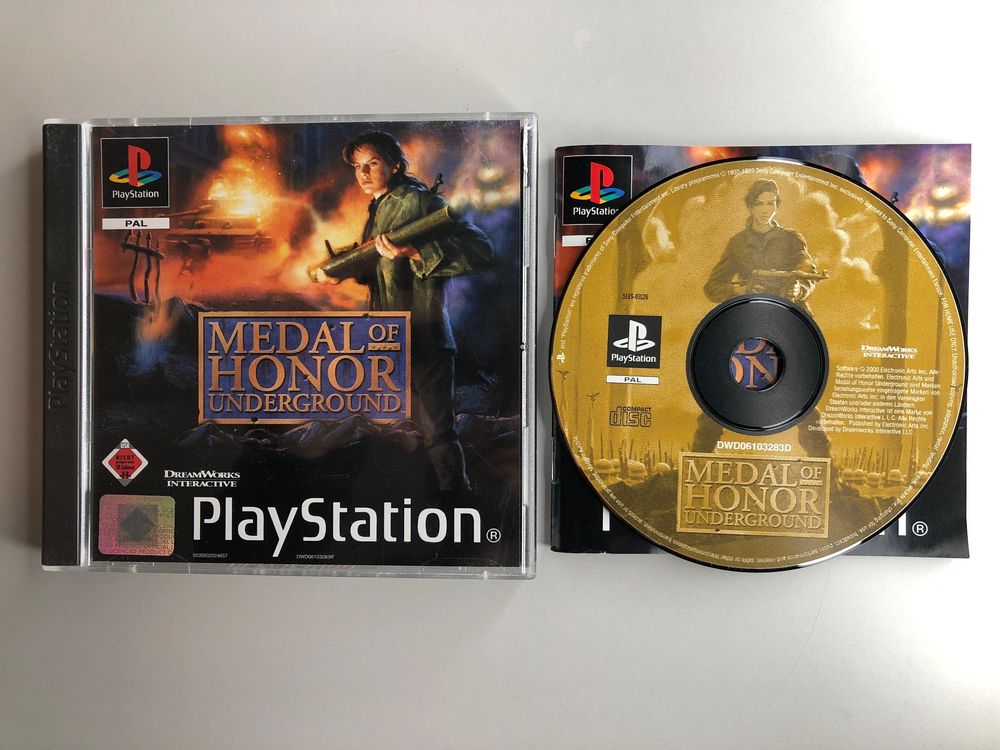 Jeu PS1 Medal Of Honor – Français, PAL, En Excellent état – Sony PlayStation