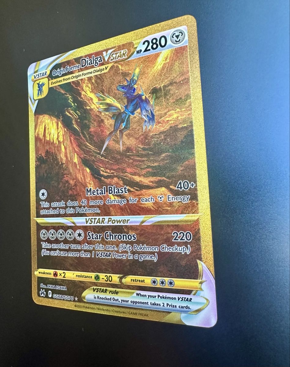 Pokémon Carte collezionabili: Origin Forme Dialga VSTAR #GG68 - Crown Zenith - Ab 1.- ! – Usato da Bern venduto da HugoStiglitz11 2