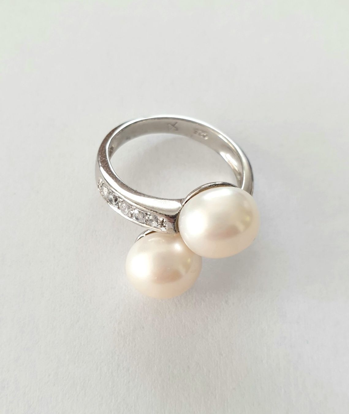 Anelli: Silberring 925 mit Echte Perlen, edel & elegant - Neu – Nuovo e nell'imballaggio originale da Uetikon am See venduto da Coralreef 2