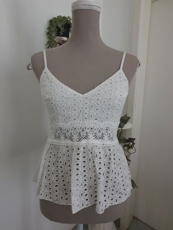 Weisses Sommertop Gr S *neu*