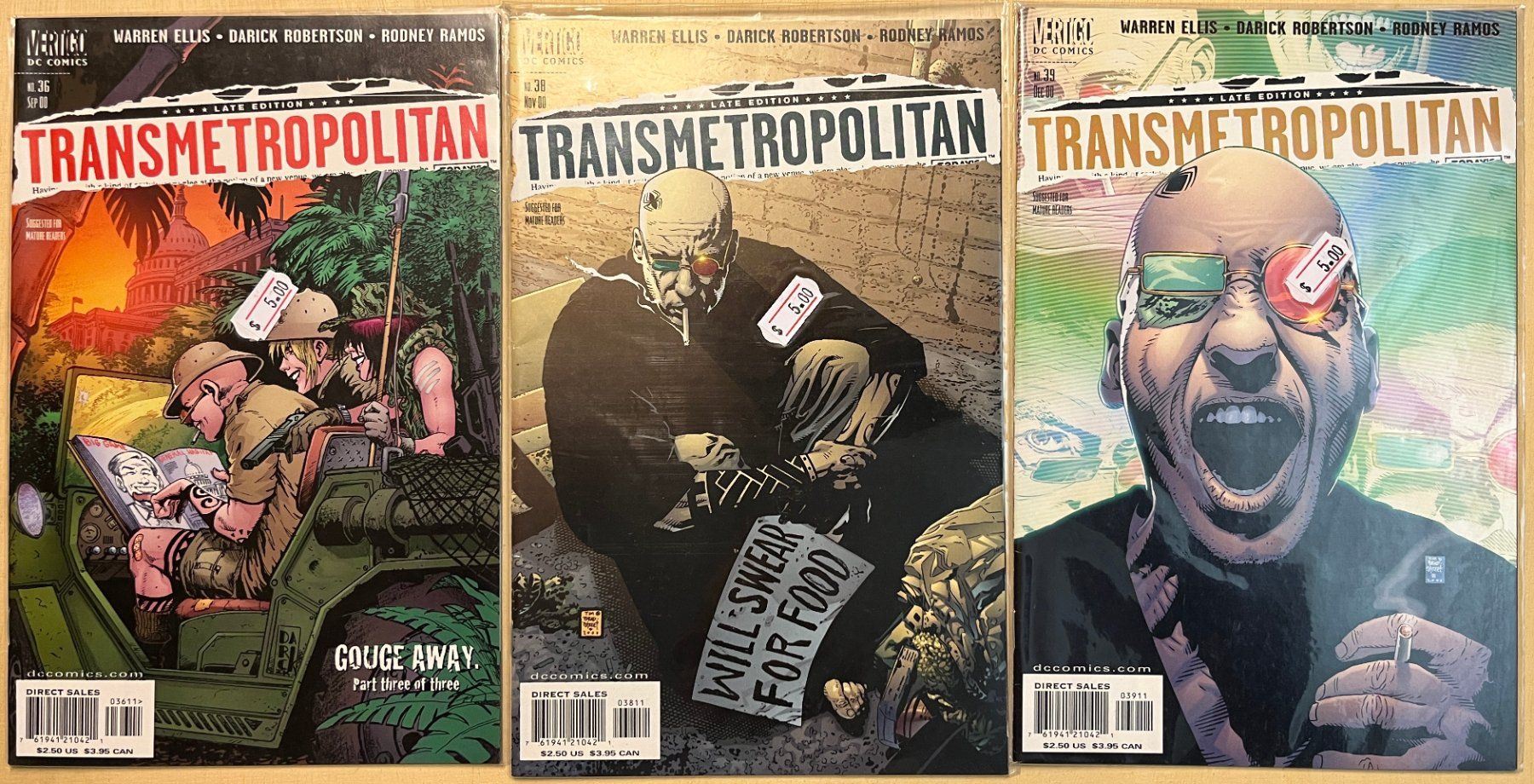 Fumetti: Transmetropolitan, US Ausgabe, Konvolut – Usato da Seengen venduto da Boerni64 3
