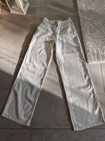 Pantalon large beige taille élastique taille 36 