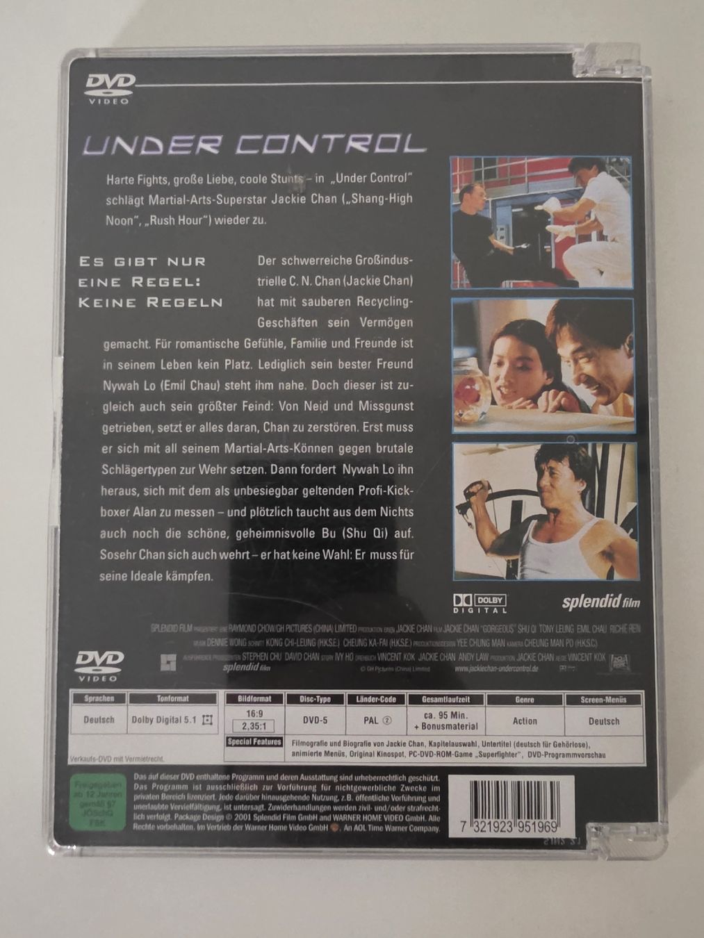 Tutti i DVDs: Action-Klassiker Jackie Chan - Under Control DVD  – Usato da Zürich venduto da P-editon 1
