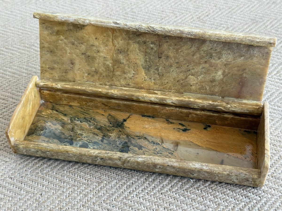 Dosen: Alte chinesische Steindose mit Perlmutt Intarsien – Gebraucht aus Konolfingen von petzipetz 4