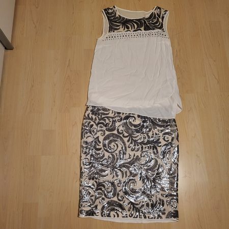 Airfield Set, Gr.34/36, creme/antrazhit, festlich