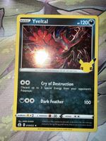 Pokémon Karte Yveltal Celebrations 019/025 Zustand neu