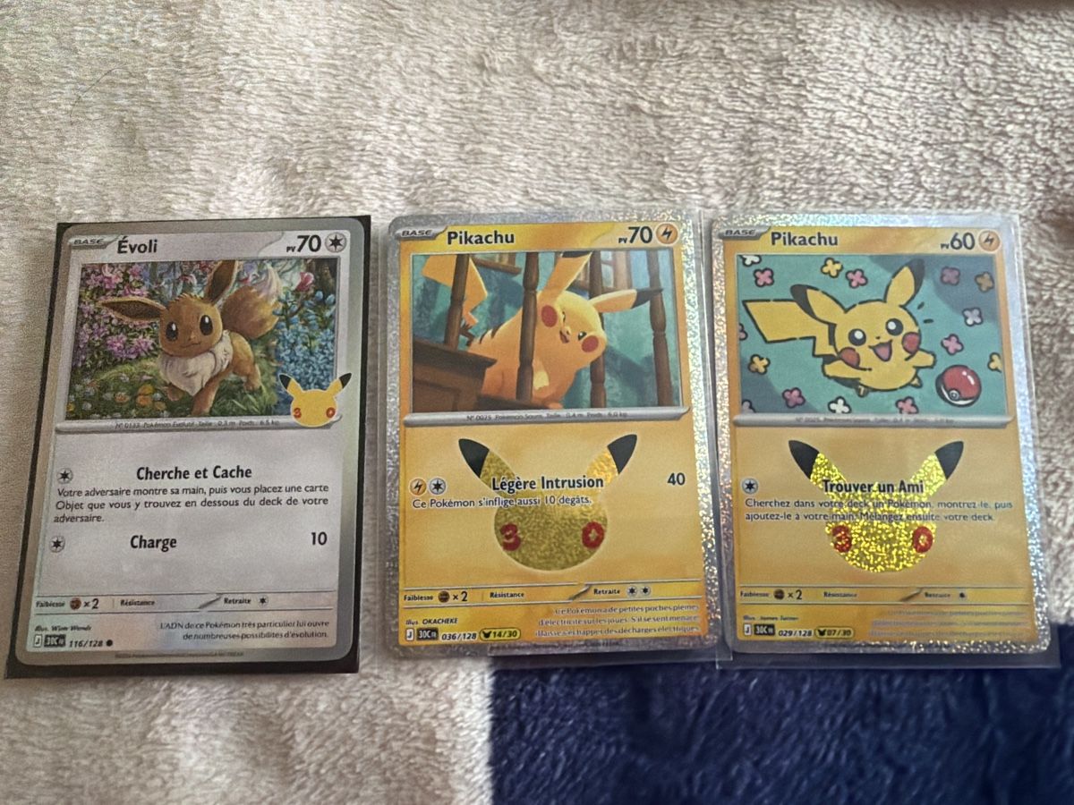 Cartoline: Pack : Pikachu 30th celebration 14/30 & 07/30 – Nuovo (secondo la descrizione) da Mont-sur-Rolle venduto da Omi_Tcg93