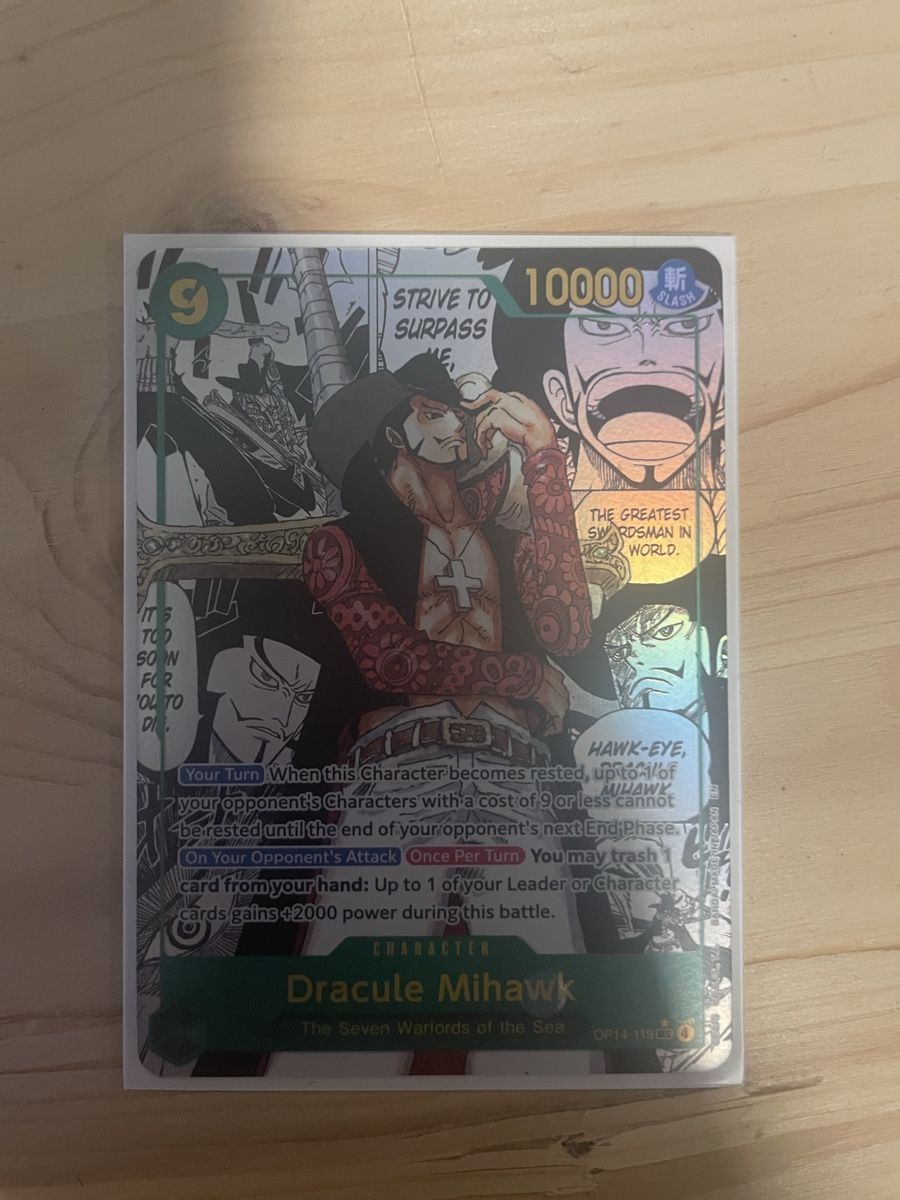 Bandai Carte collezionabili: OP14-119 Dracule Mihawk Manga – Nuovo (secondo la descrizione) da Emmenbrücke venduto da Lixen