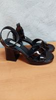 Sandales noires vernies. Taille 39