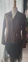 Veste en daim brune 40