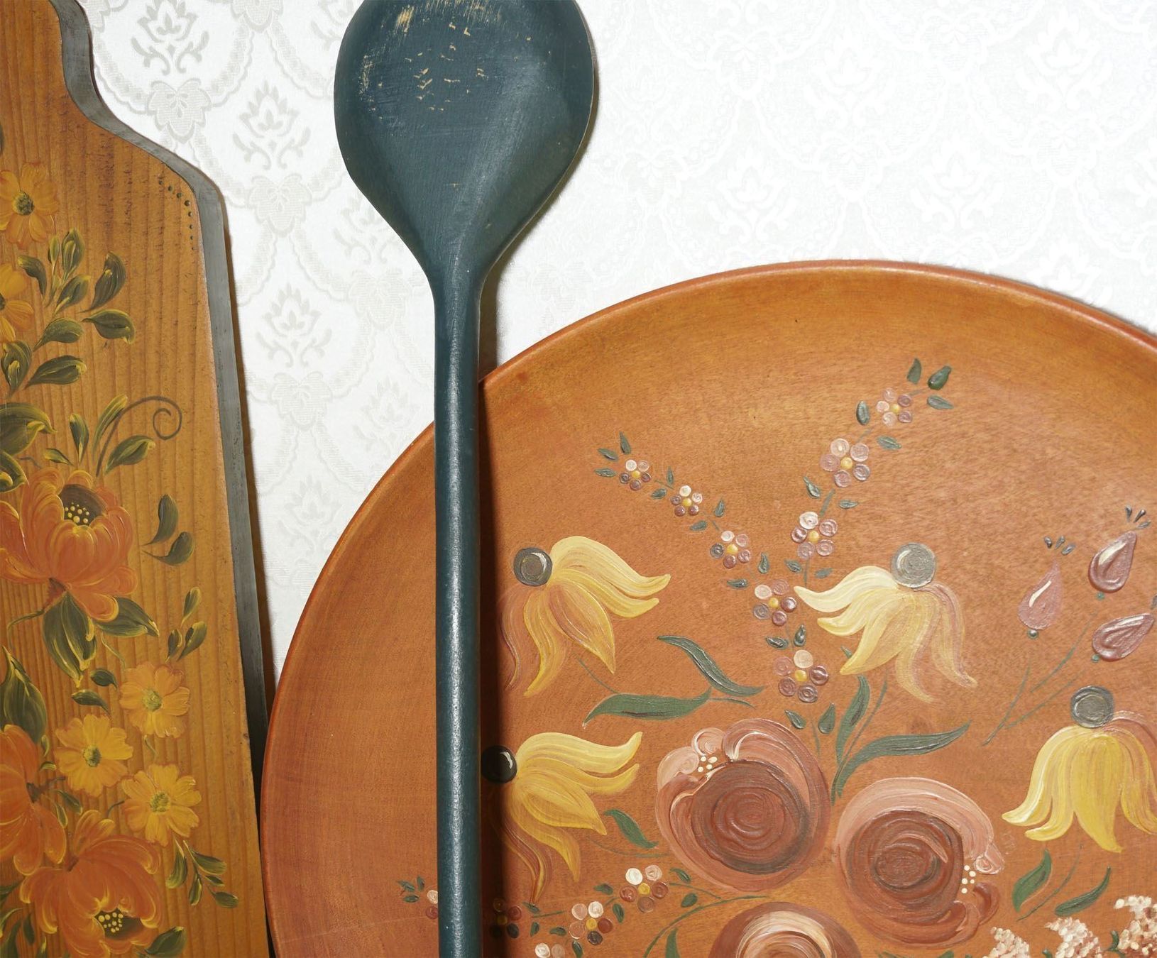 Tutte le decorazioni: 6 wunderschön handbemalte Holz-Objekte – Usato da Meggen venduto da Brockitare 4