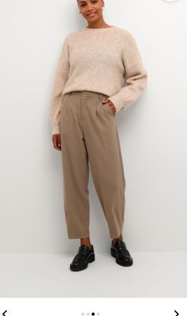 KAFFE Damenhose beige Grösse 38 neuer Zustand