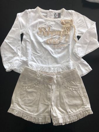 Mädchen Shorts & Shirt Gr. 92