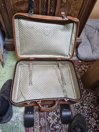 Ledertasche braun Masse 50x40x20cm abschliessbar (D)